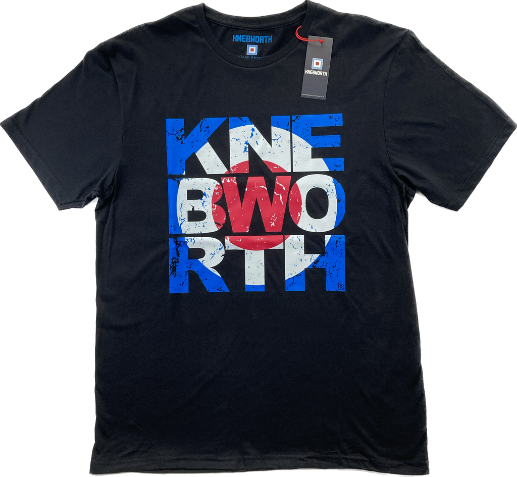 Knebworth Target Tee- Black