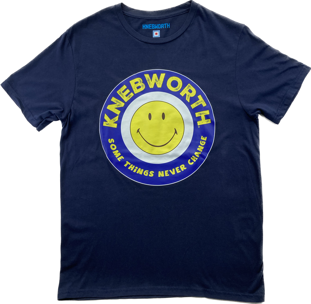 Knebworth Smiley Face - T Shirt Navy