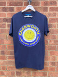 Knebworth Smiley Face - T Shirt Navy