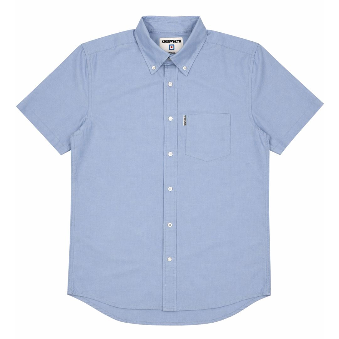 Oxford Short Sleeve Shirt in Blue