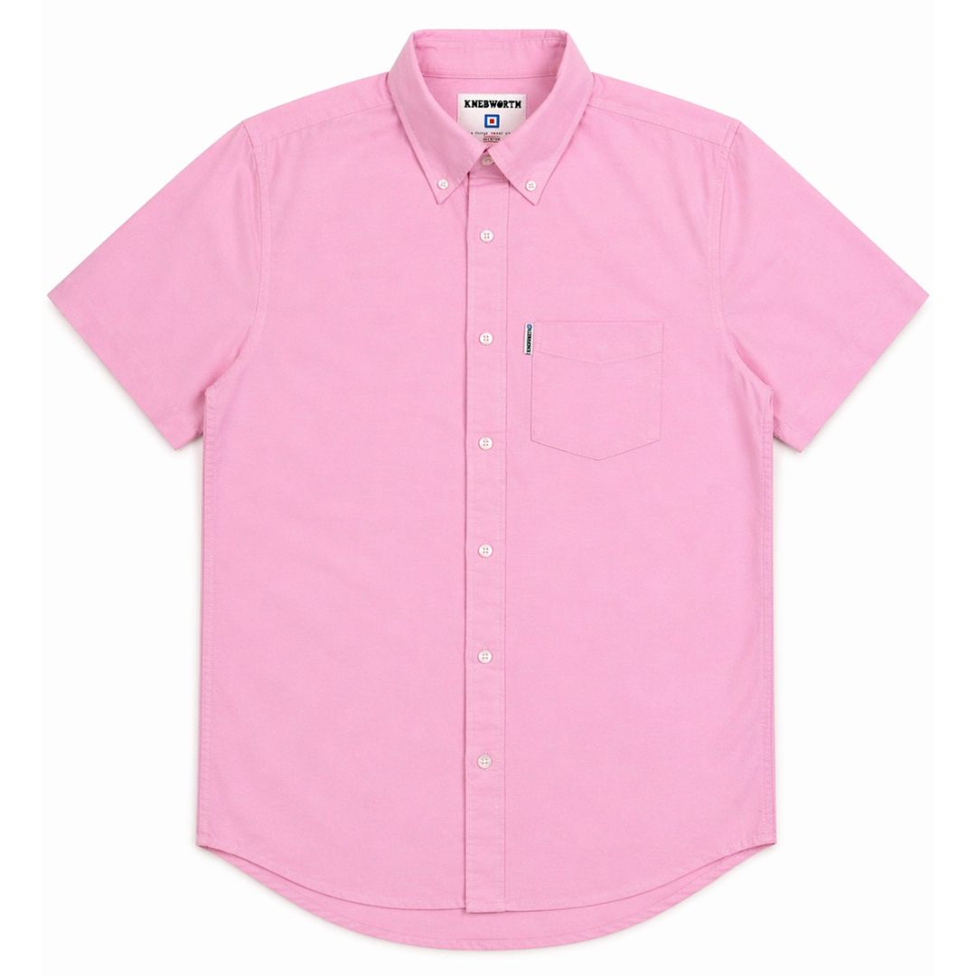 Oxford Short Sleeve Shirt in Pink