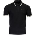 Black Polo - Waffle Body